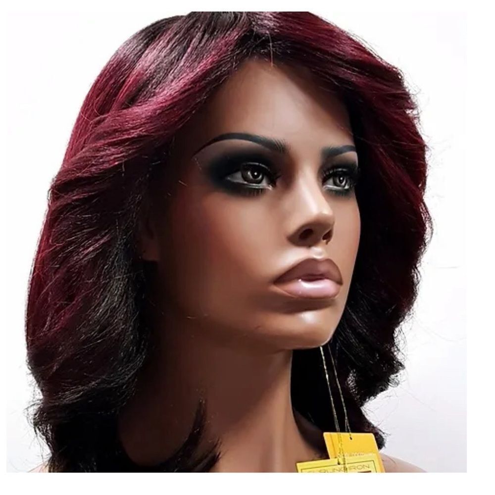 Beautiful Modu Collection Burgundy Wig. - Picture 5 of 6